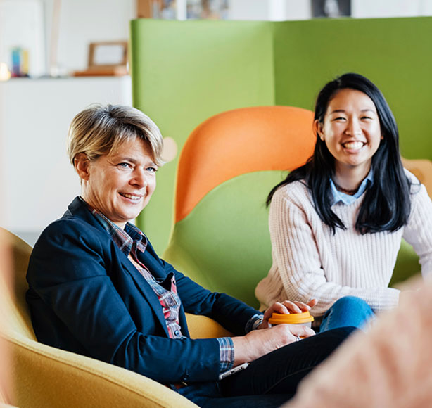 Business Owner Meeting With Some Of Her Heads Of Staff 