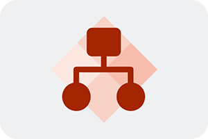 Cloud system icon representing efficient automation technique