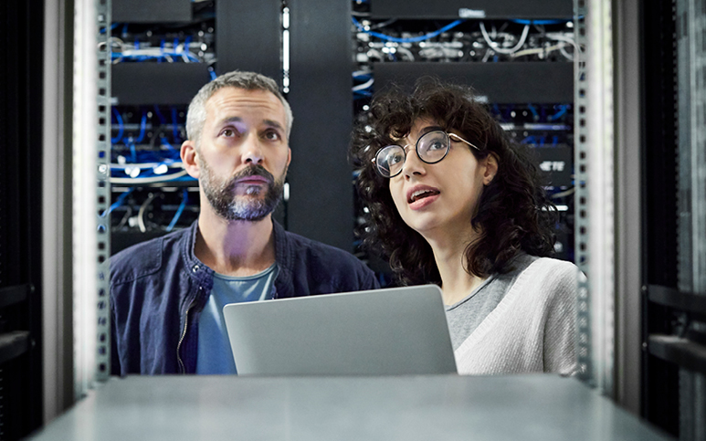 Tech employees using education in the workplace