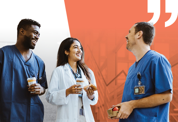 Three Clinical Educator smiling